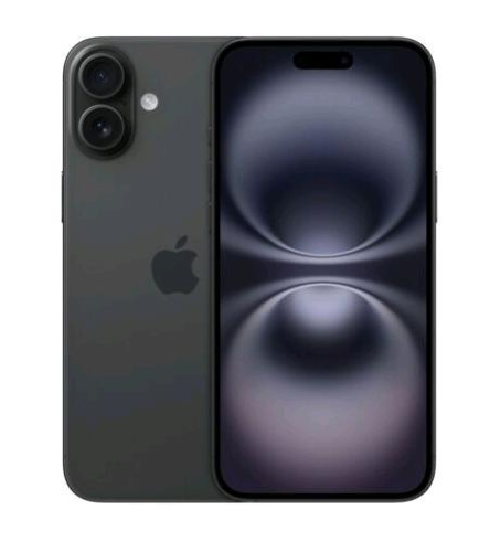 Apple iPhone 16 Plus - 5G smartphone - dual SIM /Memoria Interna 256 GB - display OLED - 6.7" - 2796 x 1290 pixels - 2x fotocamere posteriori 48 MP, 12 MP - front camera 12 MP - nero